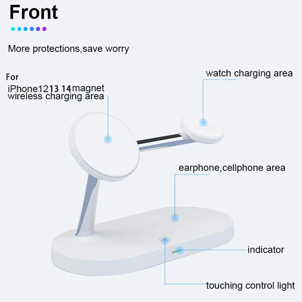 Wireless  Fast Charger Stand Magnetic