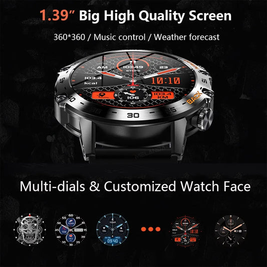 Bluetooth Call Smart Watch Men Sports