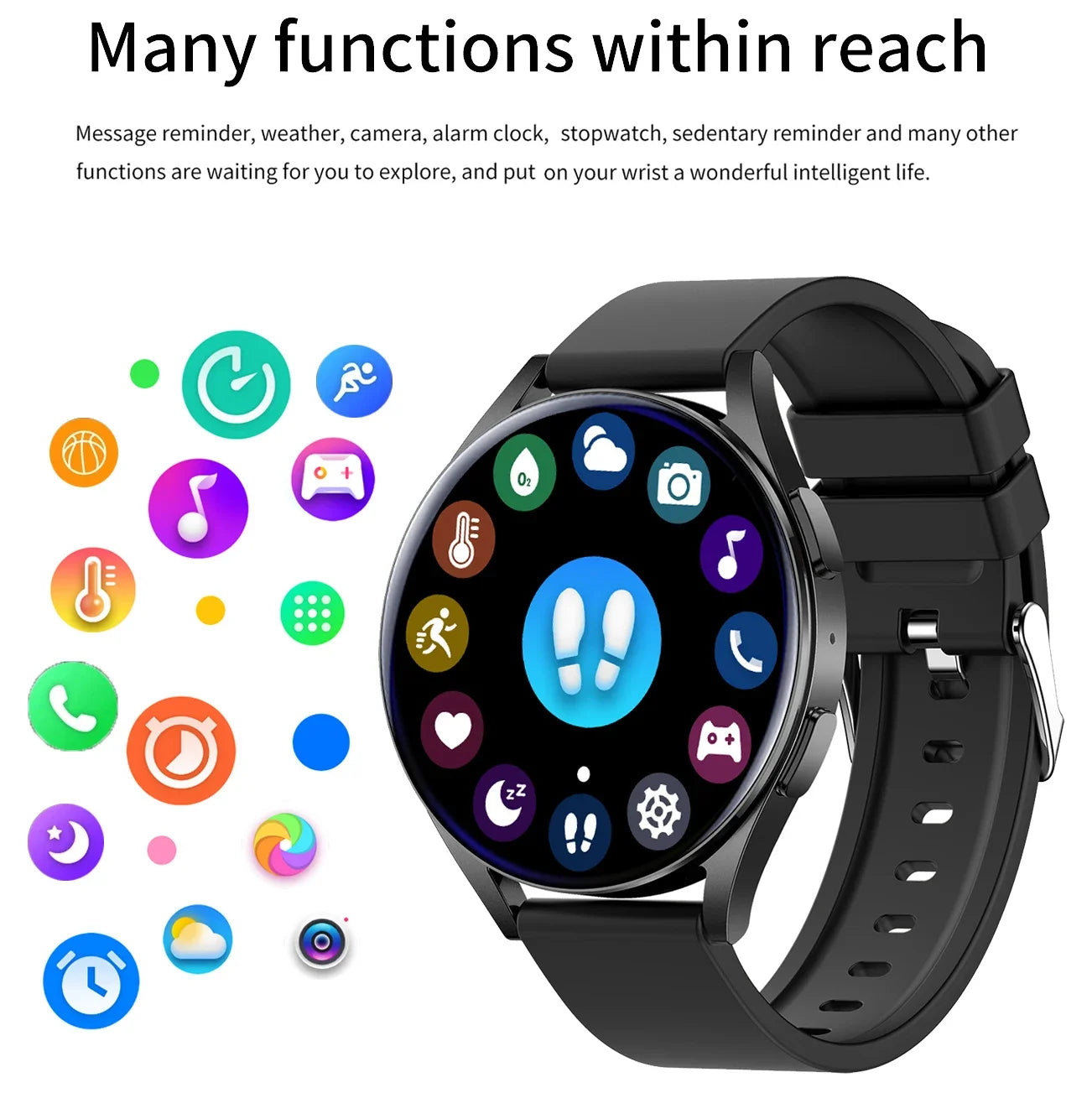 Smartwatch 6 Men Full Touch Blood Pressure