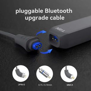 TRN BT3XS Wireless Bluetooth Headphone Earphones Cable