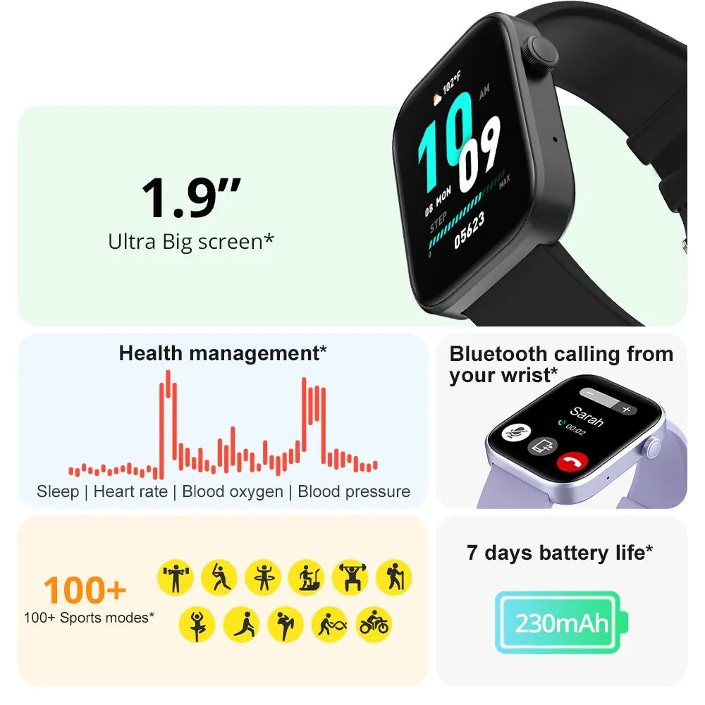 Smartwatch Men Health Monitoring IP68